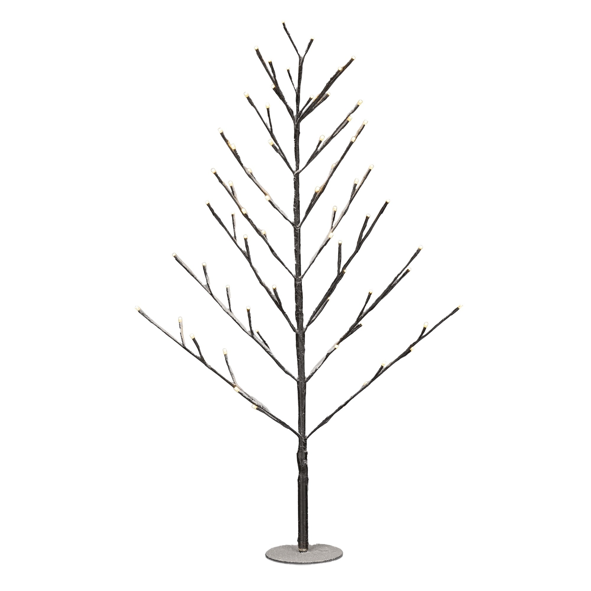 Pre-lit Snowy Twig Christmas Tree - 2.75' - Cool White LED Lights