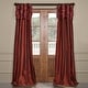 preview thumbnail 7 of 66, Exclusive Fabrics Single Ruched Faux Solid Taffeta Curtain (1 Panel)