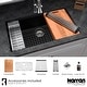 preview thumbnail 2 of 47, Karran Undermount 32.5 in. Large Single Bowl Quartz Workstation Kitchen Sink
