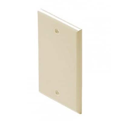 American Imaginations 3.12-in. x 0.37-in. Electrical Plate Cover In Ivory; Ivory Hardware - N/A