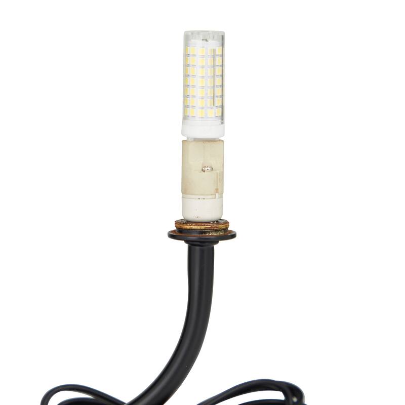 Stylish Metal Orb Light Table Lamp with Marble Base - Gold, Black, Silver