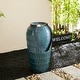 preview thumbnail 19 of 150, Glitzhome Oversized LED Lighted Ceramic Pot Floor Fountains for Outdoor Garden
