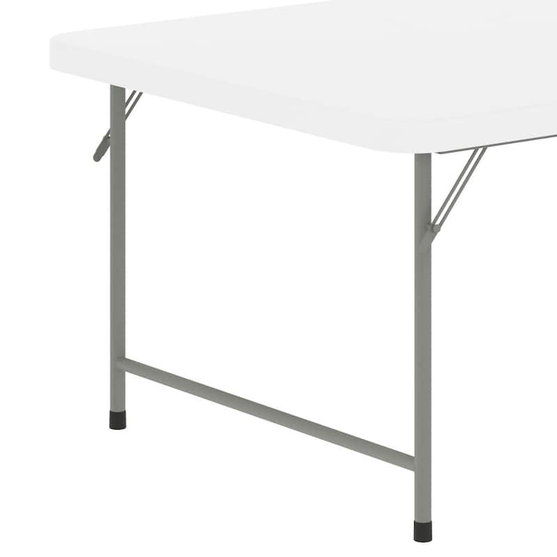 4.93-Foot Kid's Plastic Folding Activity Table - Play Table - 59.25"D x 29"W x 19"H