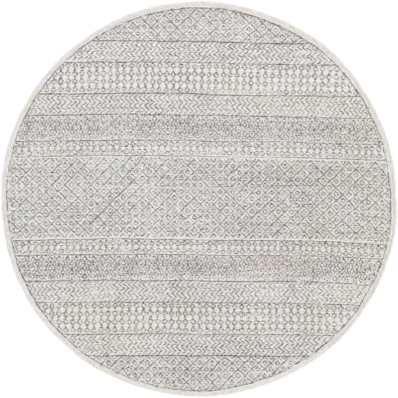 Livabliss Maroc 0 Tribal Area Rug - 6' x 6' Round - Grey