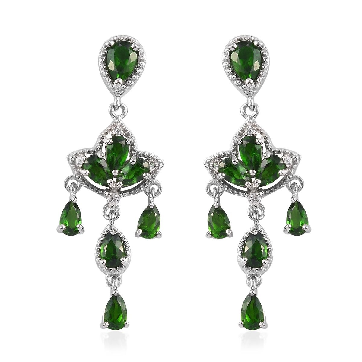 diopside earrings