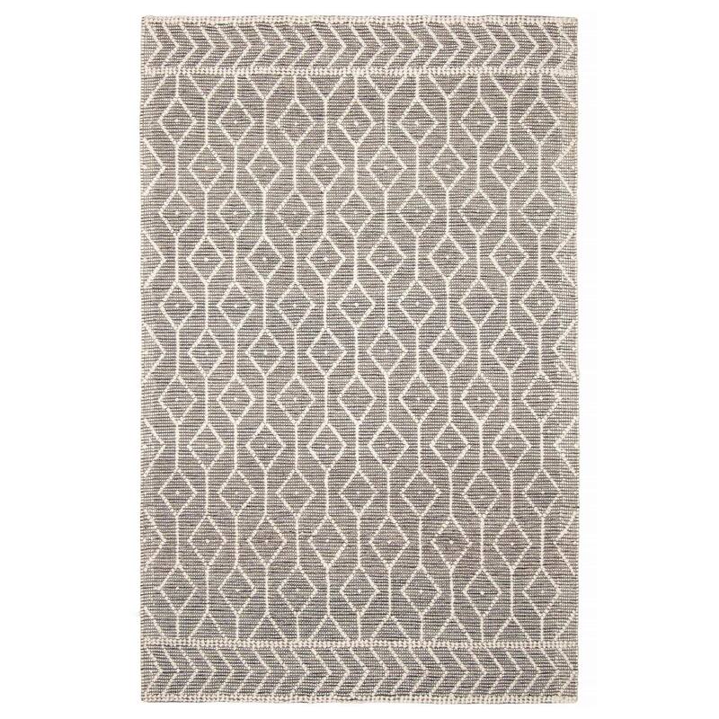ECARPETGALLERY Braid weave Sienna Brown Wool Rug - 5'1 x 8'1 - Brown - 5'1 x 8'1