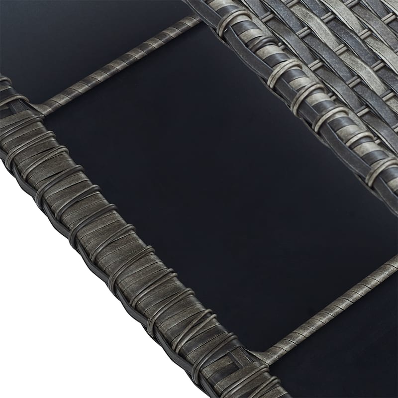 Outdoor Patio Furniture Coffee Table Rattan PE Wicker Table
