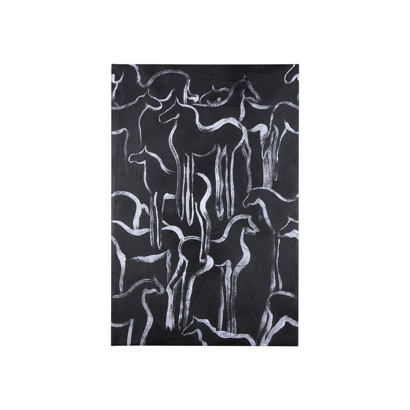 Horse Herd II (30 x 45) Canvas Art Print - Small