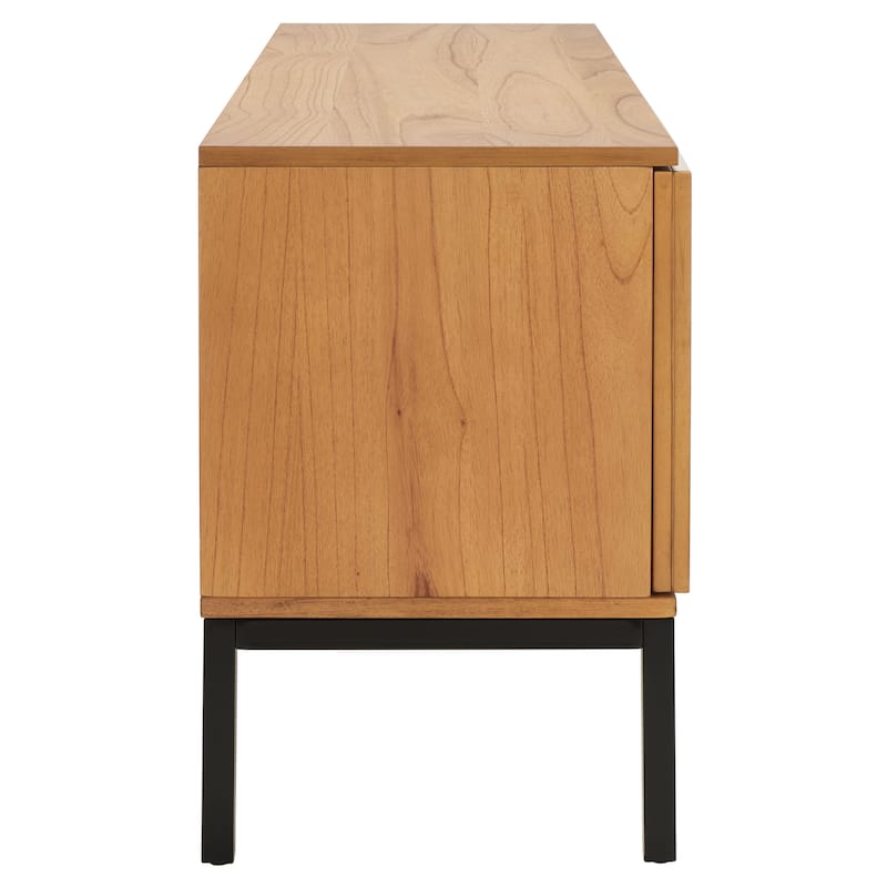 SAFAVIEH Zadie 1 Shelf Rattan Media Stand - 54" W x 15" D x 22" H