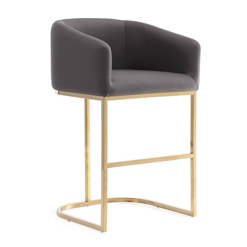 Ceets Chic and Elegant Louvre Counter Stool - Grey