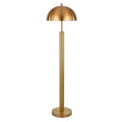 York 58" Tall Floor Lamp with Metal Shade