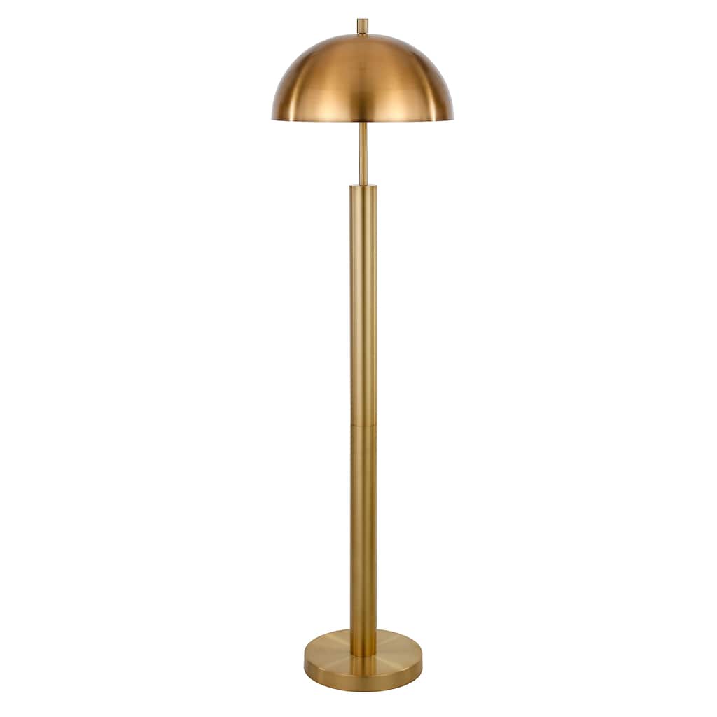York 58" Tall Floor Lamp with Metal Shade