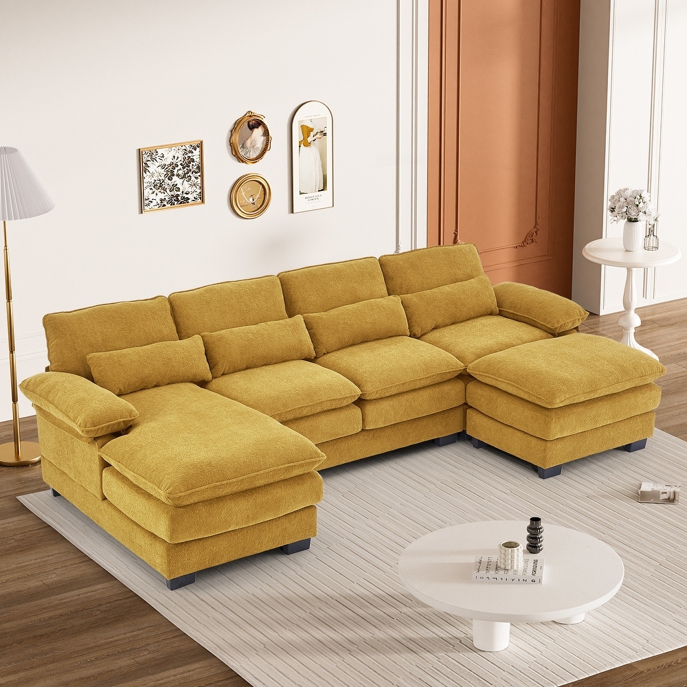 Yellow sectional discount