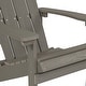 preview thumbnail 90 of 126, All-weather Poly Resin Wood Outdoor Adirondack Chair (Set of 4)