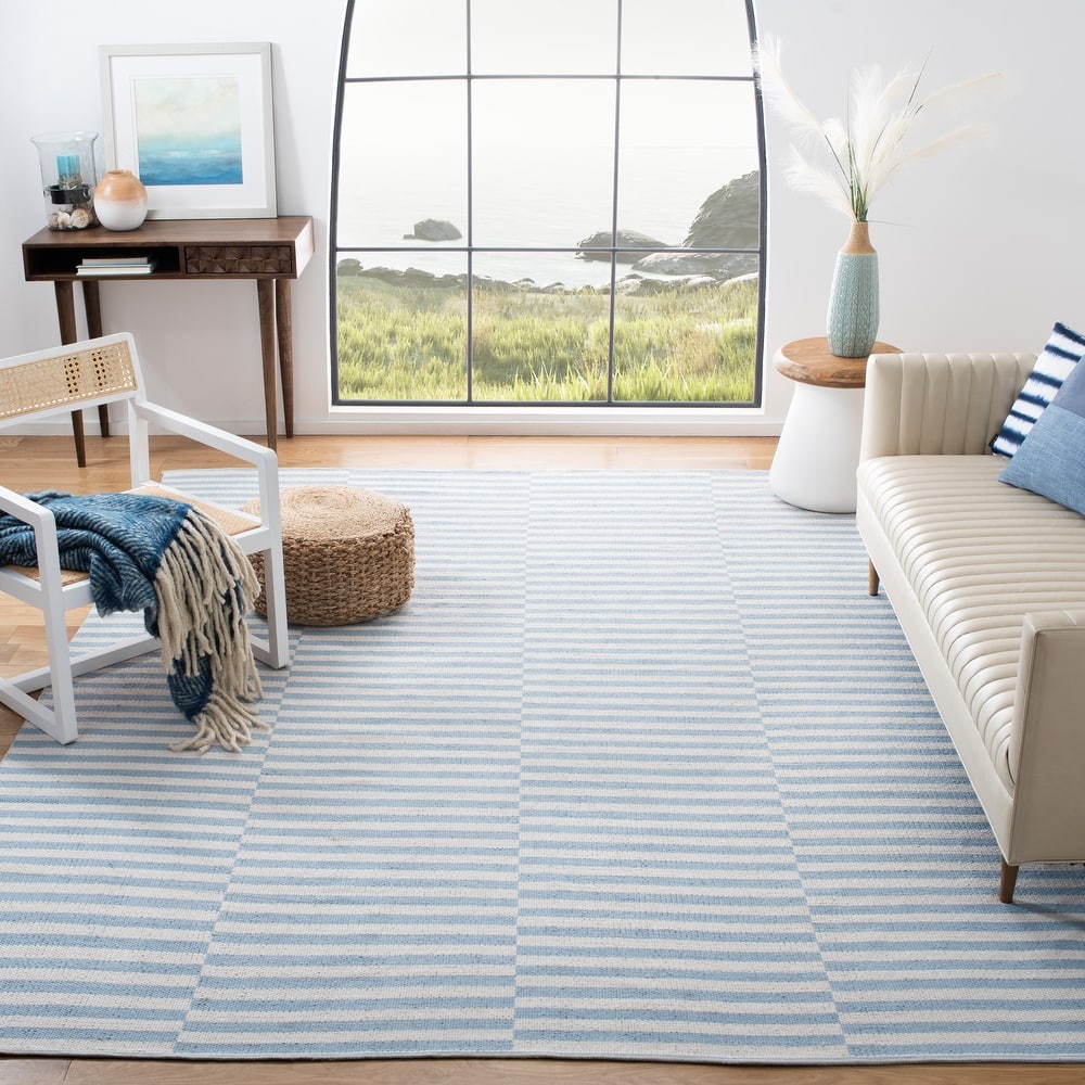 SAFAVIEH Handmade Flatweave Montauk Helena Casual Cotton Rug