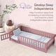 preview thumbnail 79 of 78, Twin/Full/Queen Size Floor Bed with Safety Guardrails, Toddler Floor Bed for Girls and Boys