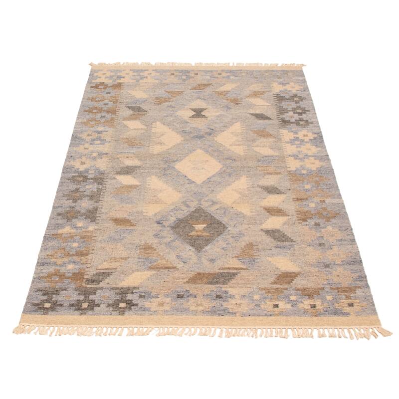 Ankara FW Grey Kilim 5'1" x 7'10" - 5'1 x 7'10