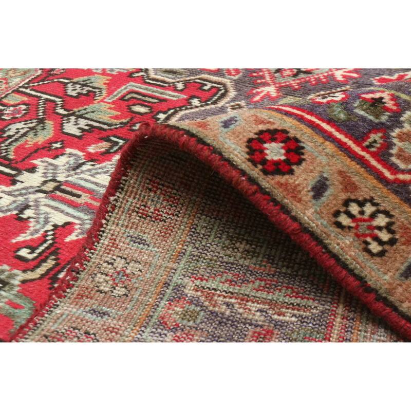 ECARPETGALLERY Hand-knotted Konya Anatolian Red Wool Rug - 5'0 x 12'6