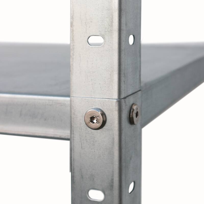 Ar Shelving Ultimate Rust-Proof Storage 1,000 lb for Patio, Commercial, Workshop and Garage - 39.4in.W x 16in.D x 76 in.H.