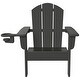 preview thumbnail 18 of 73, Laguna Kids Outdoor Poly Adirondack Chair with Cup Holder (Set of 2)