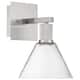 Option Brushed Steel / Clear Glass