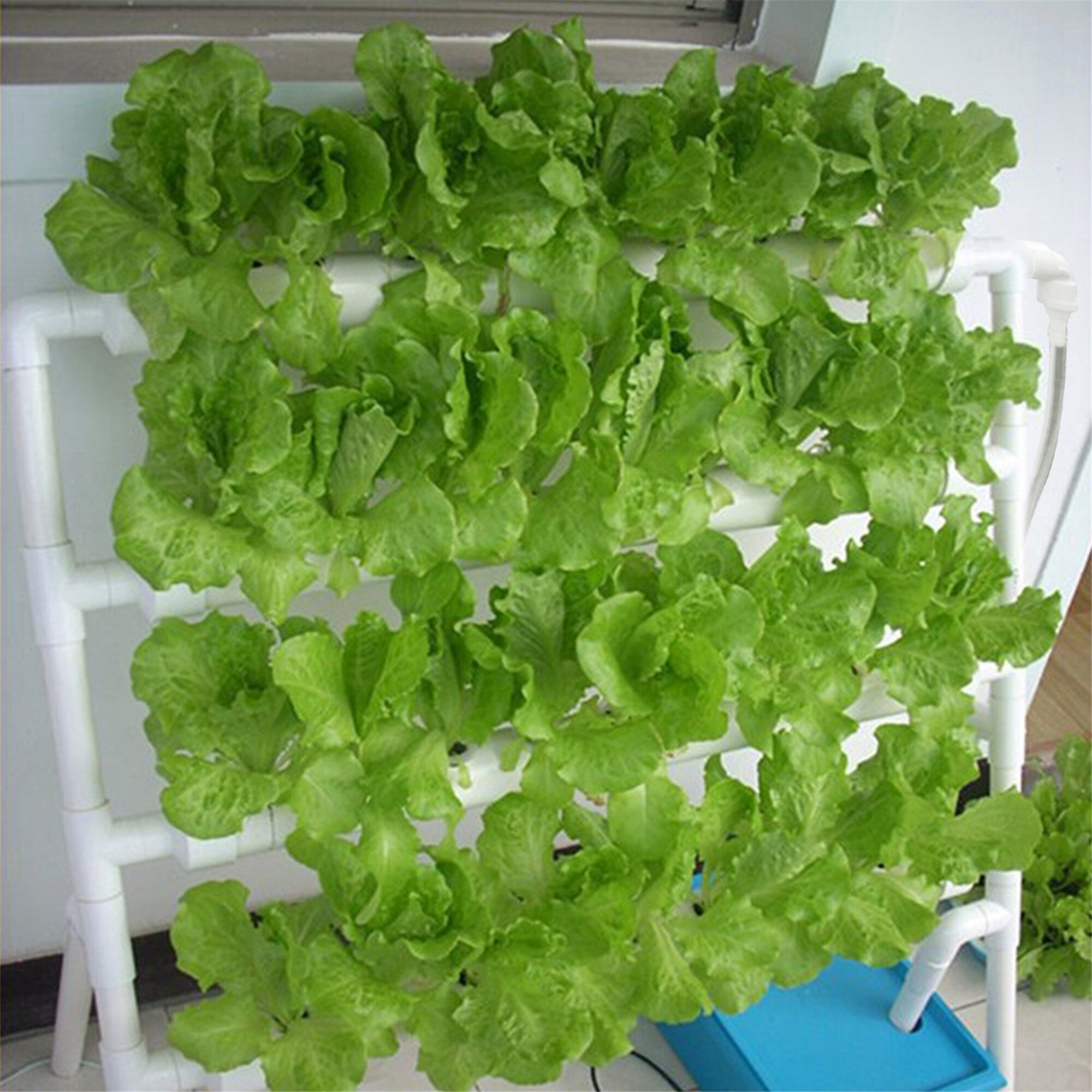 Shop Pvc Vertical Hydroponic Pipe Growing Systems With Water Pump