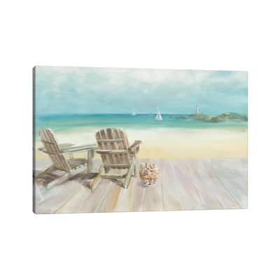 iCanvas "Seaside Morning No Window" by Danhui Nai Canvas Print