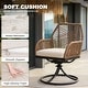 preview thumbnail 10 of 71, Nuu Garden Rattan Metal Patio Dining Set with Umbrella Hole, Zippered Cushions