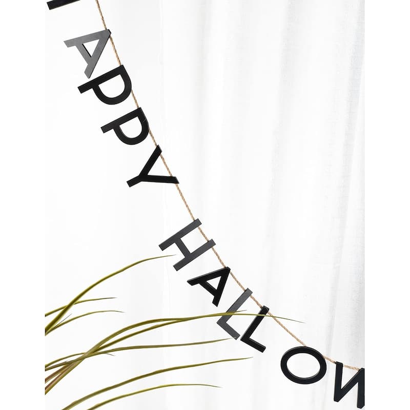 Becki Owens Halloween Themed 45" Garland by DesignStyles - Black