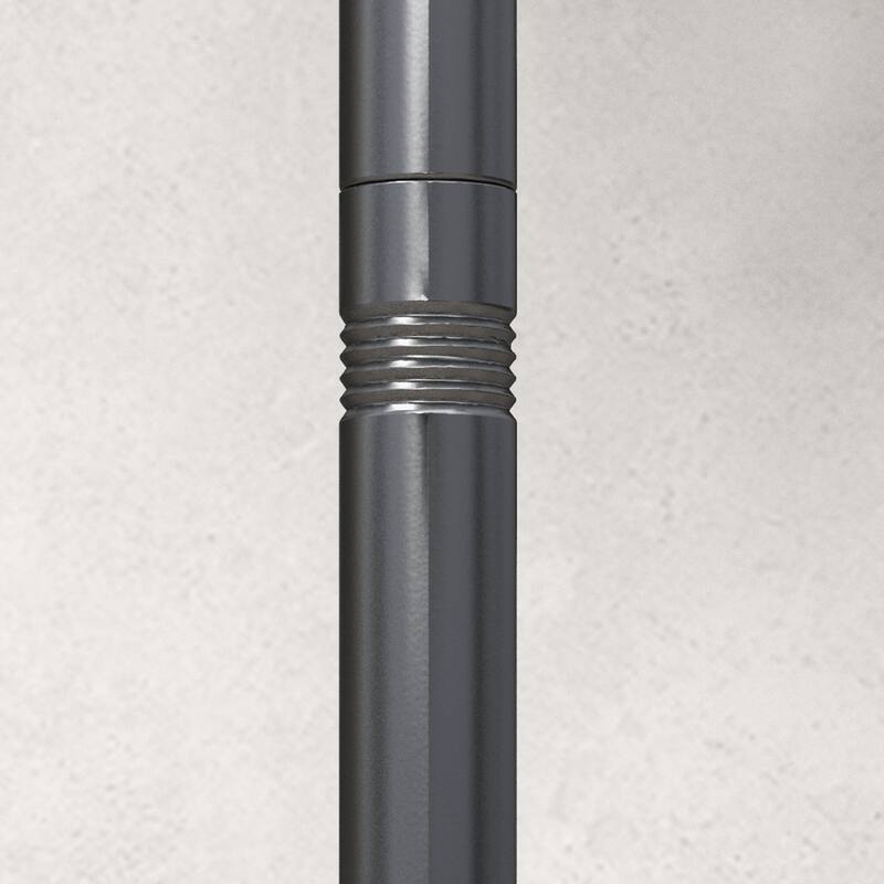 Outsunny 4 Pack of String Light Poles, 10' Light Poles for Hanging Outside Decor, Steel Lighting Stand