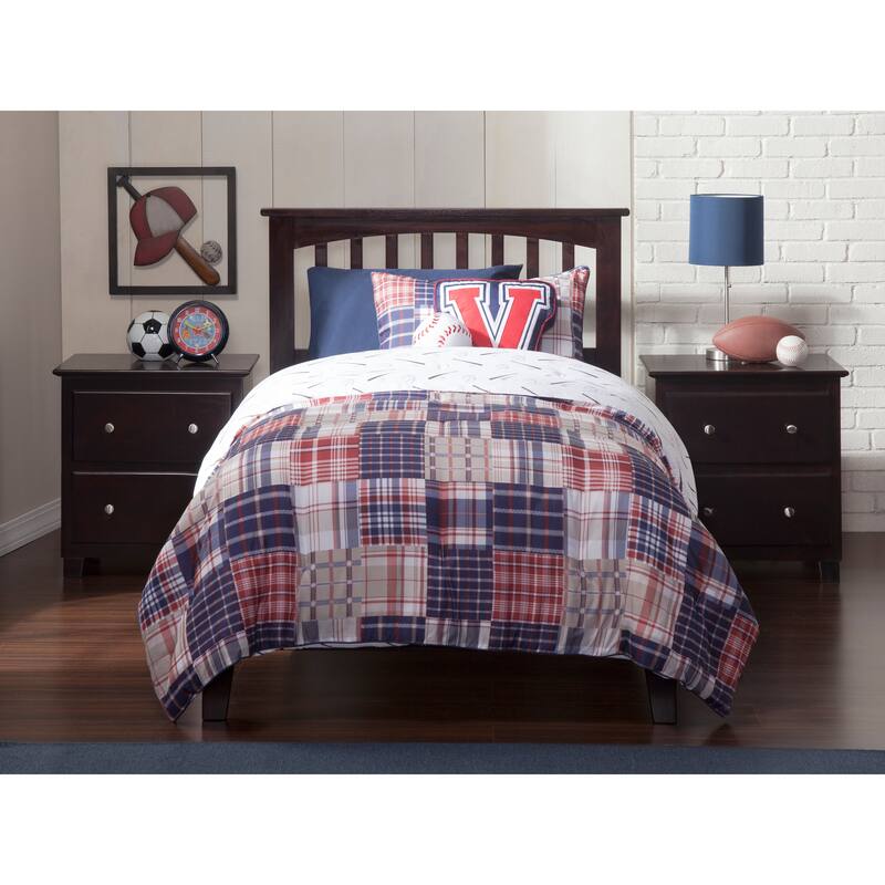 Mission Platform Bed with USB Charging Station in Espresso