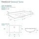 preview thumbnail 2 of 12, Transolid VT37.5x22-1RU-1 Silestone 38" Quartz Vanity Top with