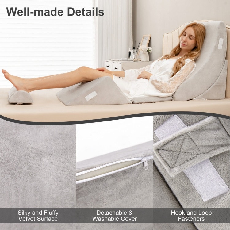 Leg wedge pillow bed bath best sale and beyond