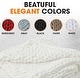 preview thumbnail 48 of 48, Cheer Collection Ultra Plush Chunky Cable Knit Throw Blanket