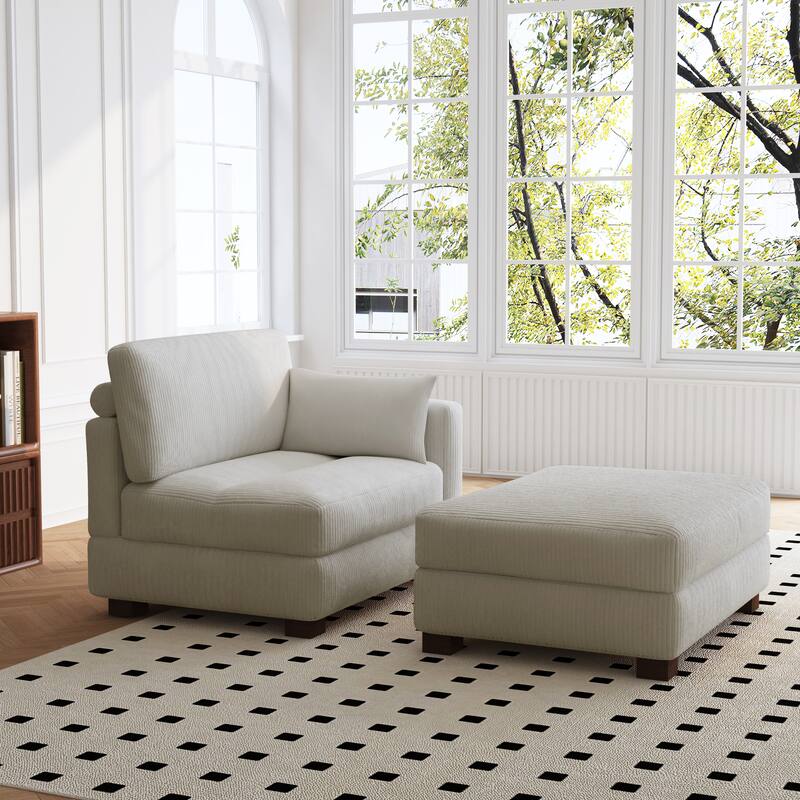 Modern Chaise Lounge Modular Sectional Sofa