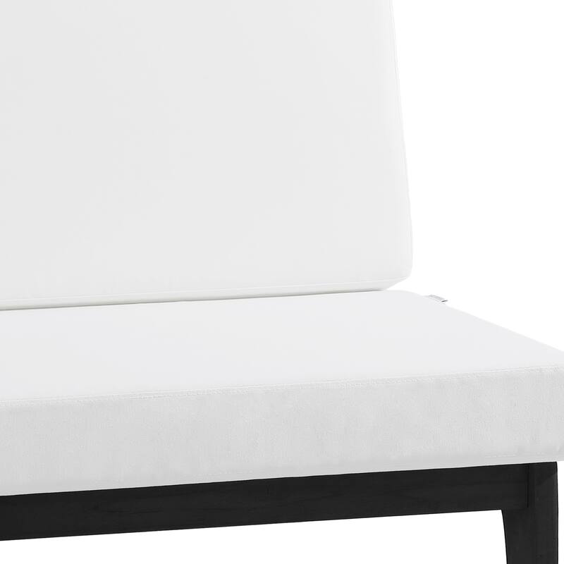 Casual Large Teak Outdoor Patio Conversation Set