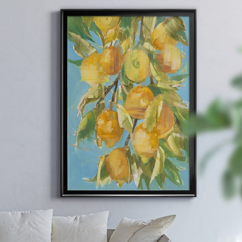 LOVELY LEMON Premium Framed Canvas - Ready to Hang