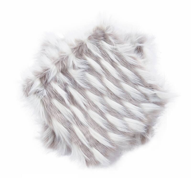 Highlight Lamb Shaggy FauxFur 2 Piece Pillow Shell Set, NO INSERT