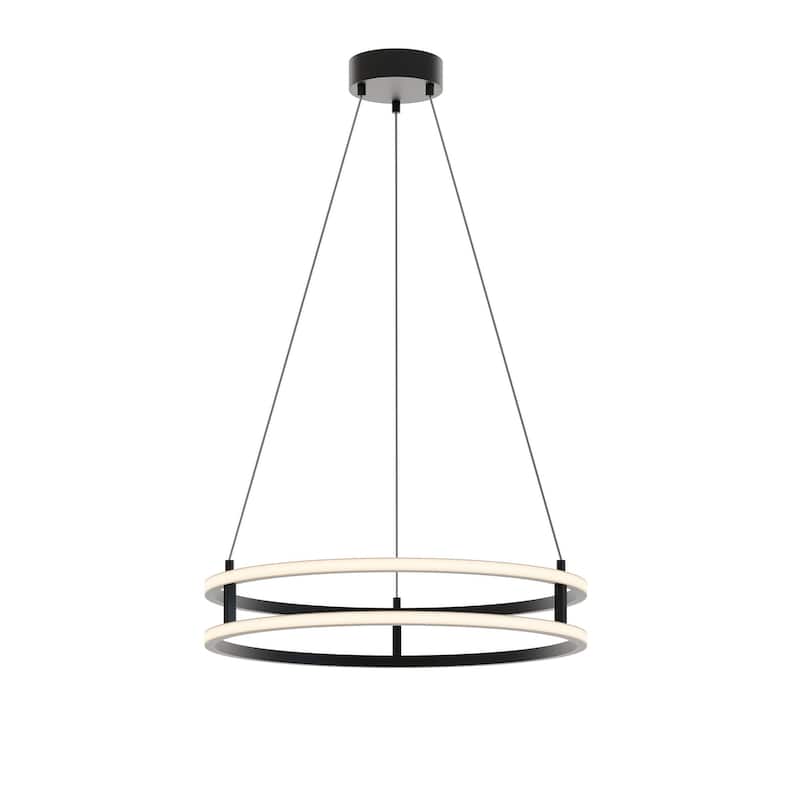 AFX GEMP24LAJUD Gemini 24" Wide LED Ring Chandelier