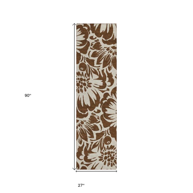Alfine Garden-Inspired Weather Resistant Versatile Elegance Outdoor Rug