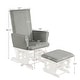 preview thumbnail 22 of 30, Costway Baby Nursery Relax Rocker Rocking Chair Glider & Ottoman Set - See Details