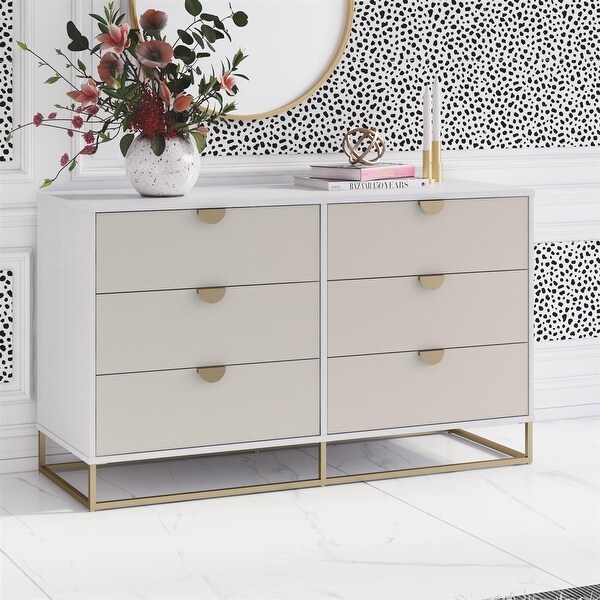 The Novogratz Kelly 6 Drawer Dresser - Bed Bath & Beyond - 36370539