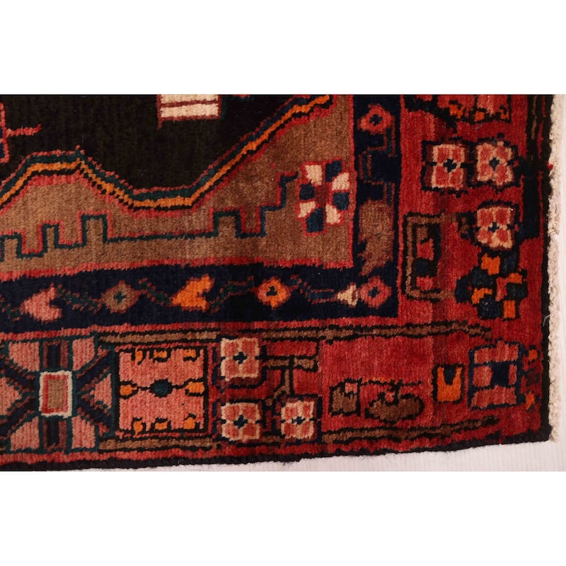 ECARPETGALLERY Hand-knotted Konya Anatolian Black Wool Rug - 3'8 x 6'9