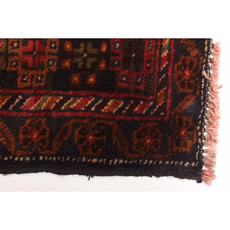 ECARPETGALLERY Hand-knotted Teimani Brown Wool Rug - 3'1 x 4'11