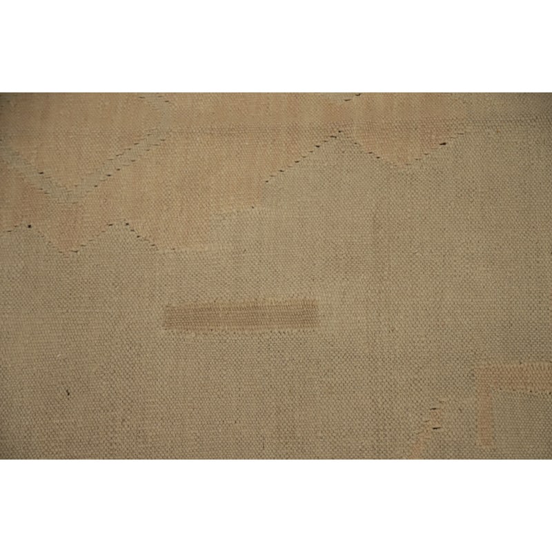 Hand Woven Oriental 100% Wool Carpet Southwestern Tribal Brown Kilim Area Rug - 5' 9'' X 3' 11''