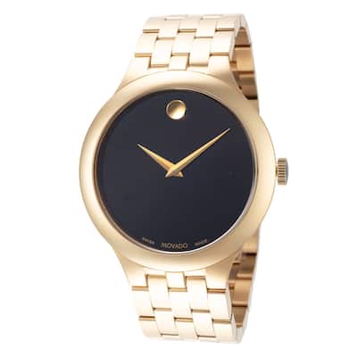 Movado Men's 40mm Veturi Quartz Watch 0607417 - Black - N/A