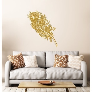 Feathers Wall Decal Vinyl Sticker Tribal Boho Bohemian - Bed Bath ...