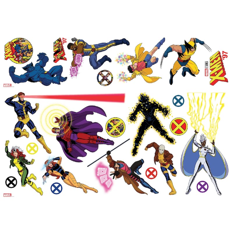 RoomMates Marvel's X-MEN '97 Characters Peel and Stick Wall Decals