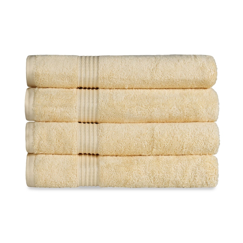 Superior Heritage Egyptian Cotton Absorbent Bath Towel Set of 4