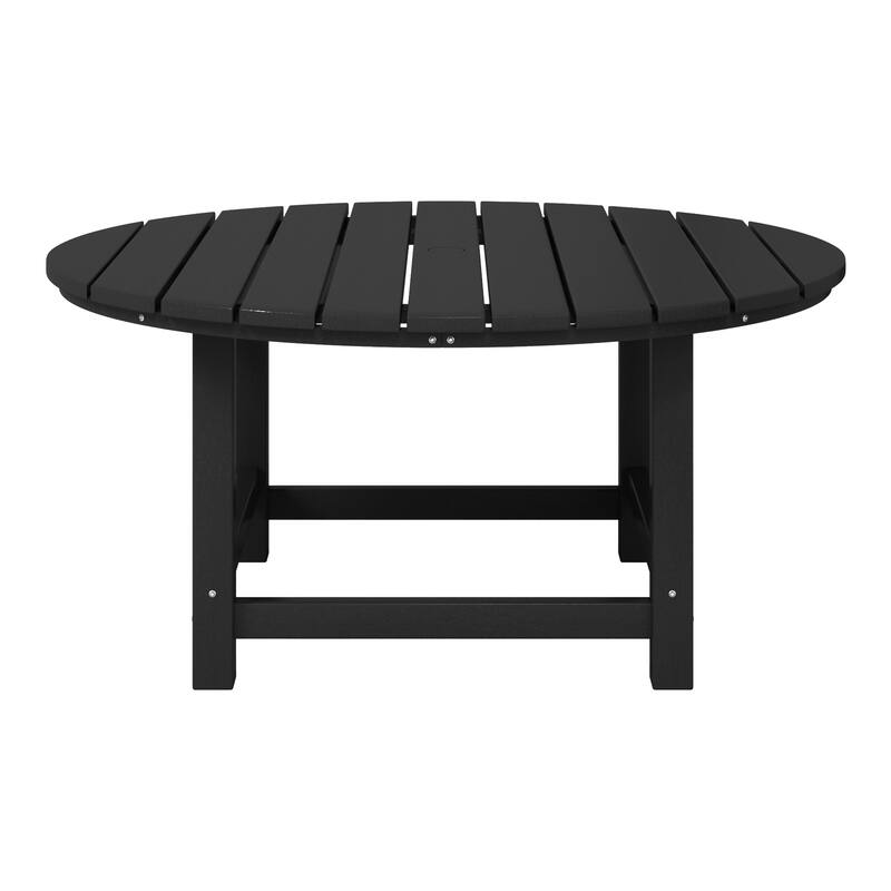 Altura Outdoor 5-Piece Adirondack Chair & Round Coffee Table Conversation Set